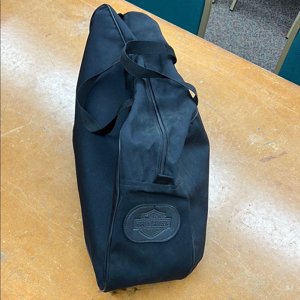 Black Harley-Davidson Saddle Bag